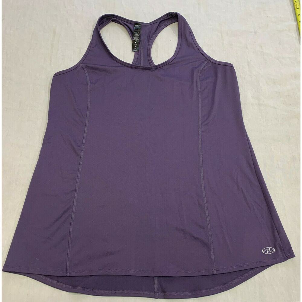 🍏🍏🍏 NYL WOMENS ATHLETIC SLEEVELESS SHIRT SIZE XL PURPLE  🍏🍏🍏